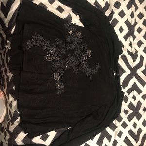 Black long sleeve shirt